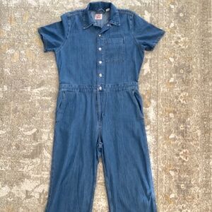 Levi’s Denim Romper Jumper One piece Women’s Workwear Casual Western Farm